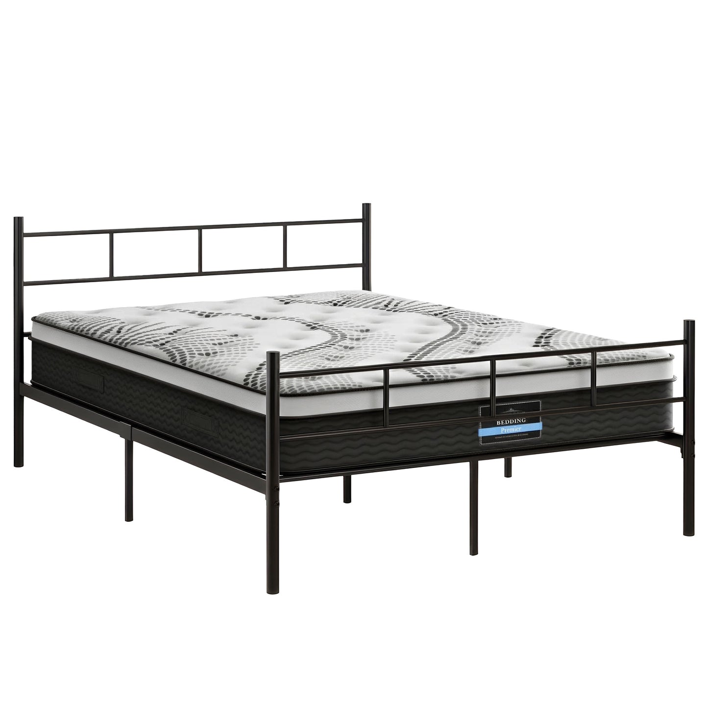 Bed Frame Double Metal Bed Frames SOL with Mattress