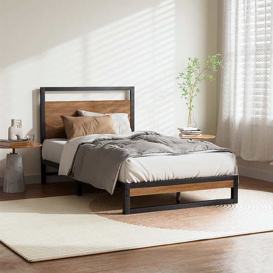 Bed Frame Single Size Metal Bed Frame